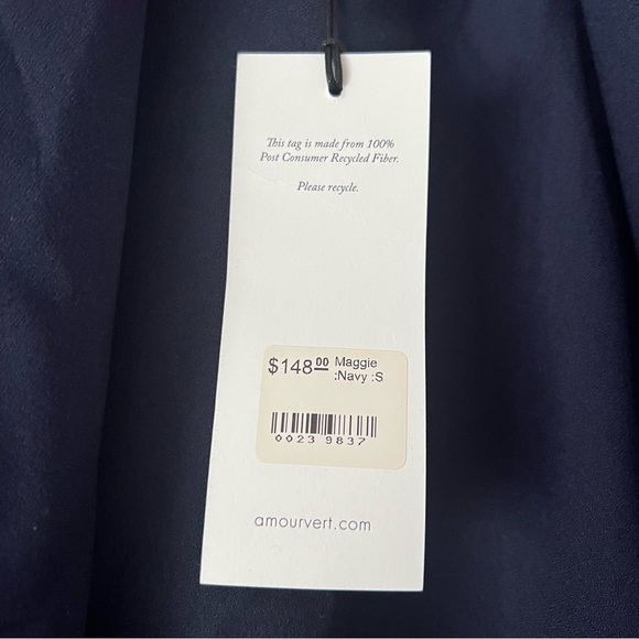 NWT Amour Vert Maggie Tencel Blazer Small - Picture 7 of 11